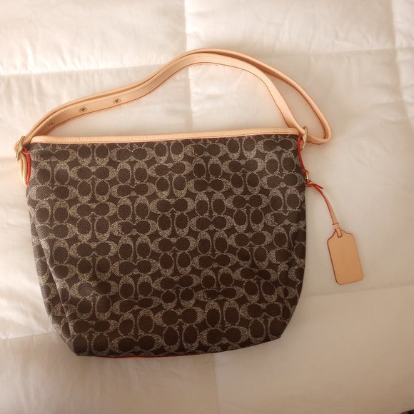 Coach brown purse - Picture 1 of 6